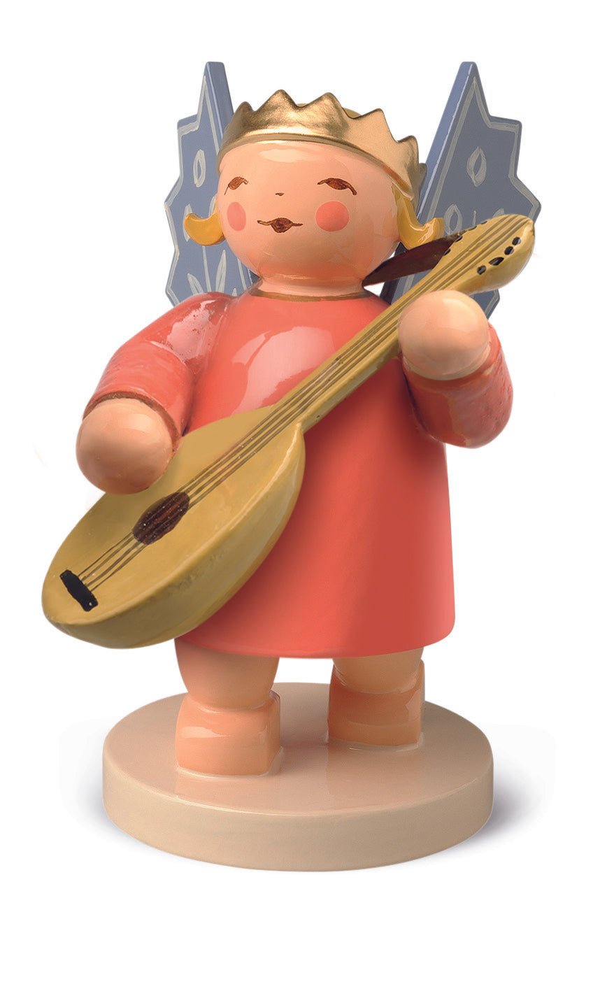 WUK - 6235/3 - Wendt & Kühn 'Kronenengel mit Laute - 6cm'