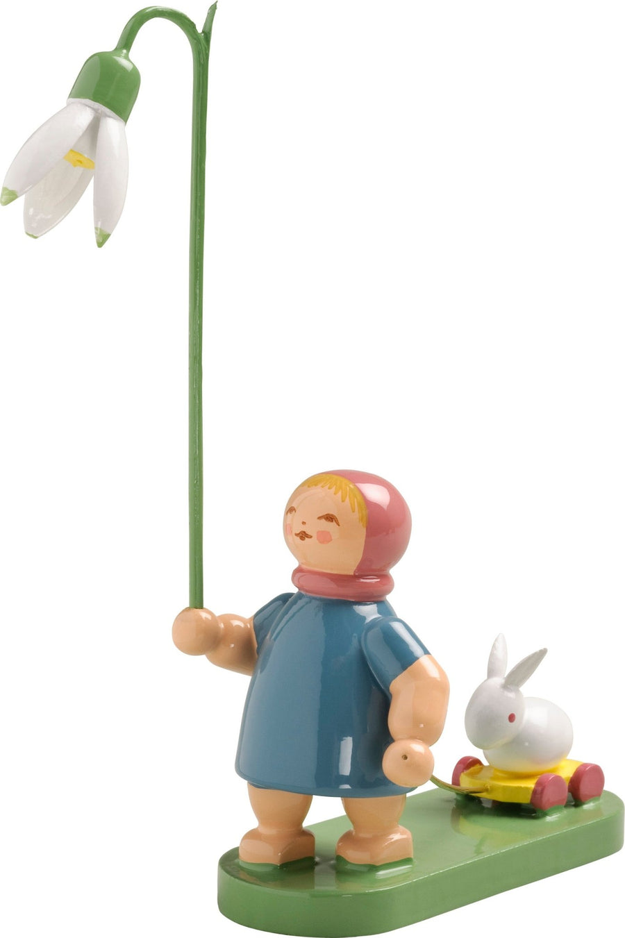 WUK - 5248/6 - Wendt & Kühn 'Mädchen mit Schneeglöckchen - 9,5cm'