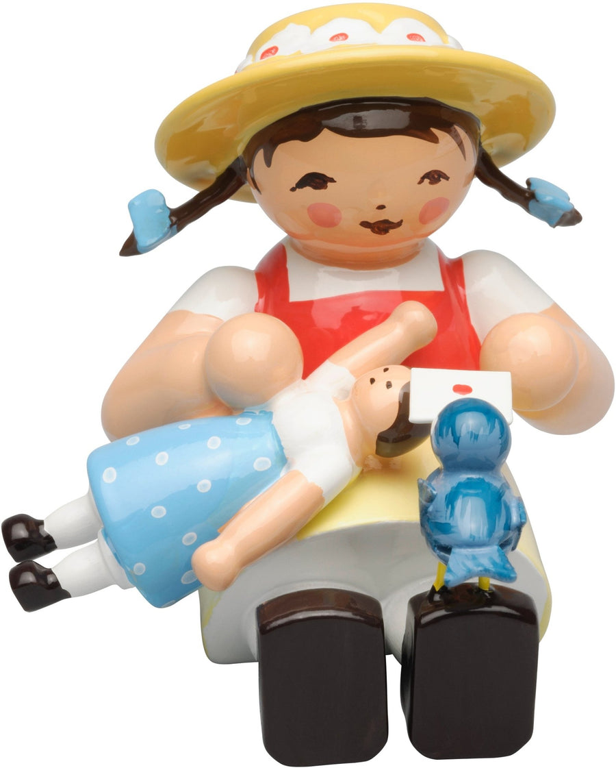 WUK - 5231/3 - Wendt & Kühn 'Mädchen mit Vogel auf Fuß - 4,5cm'