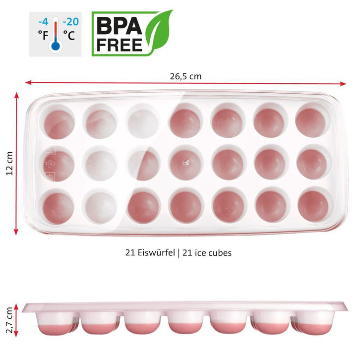 WST-52282270 - Westmark, 2 Eiswürfelbereiter mit Deckel "Stella"