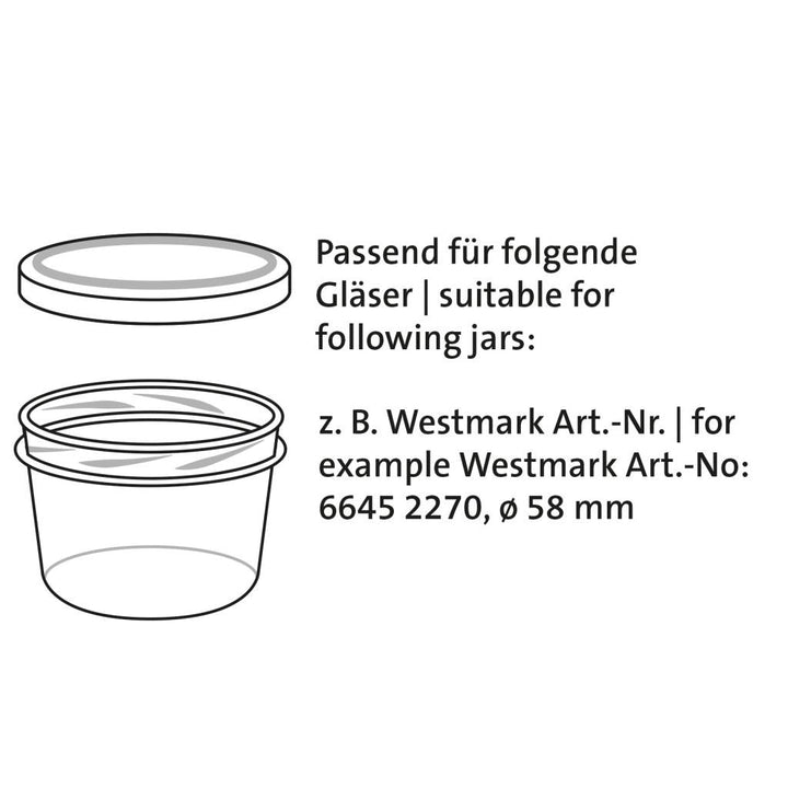 W40982270 - Westmark '6 Schraubdeckel D58mm'