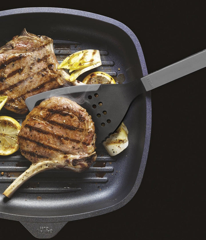 WOKU003 - G - WOLL 'Cook it Jumbo - Pfannenwender - grau - 35cm'