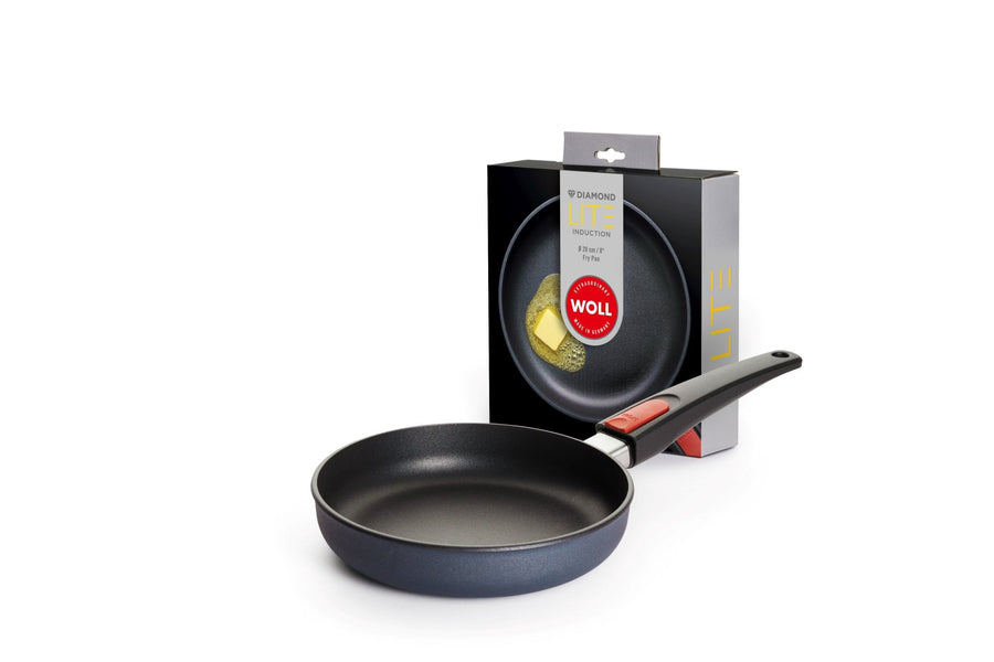 WONB - DPI - 1520 - Woll 'Diamond Lite Guss - Flachpfanne, rund, 20 cm, 5 cm hoch, mit Geschenkkarton'