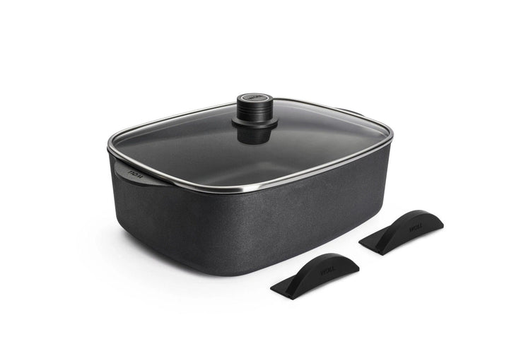 WOL - NB - LCI - 3326 - L - HG - C - WOLL, Eco Logic QXR Gussbräter inkl. Glasdeckel, 31x26cm