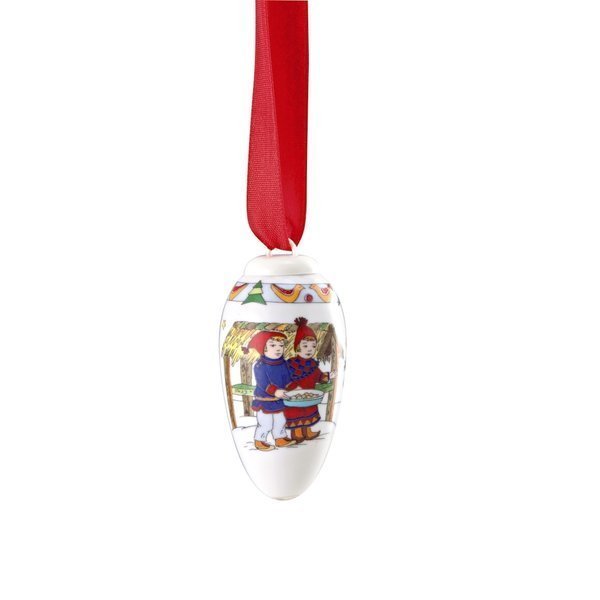 Hutschenreuther Xmas Porzellan-Minizapfen - Rentier füttern