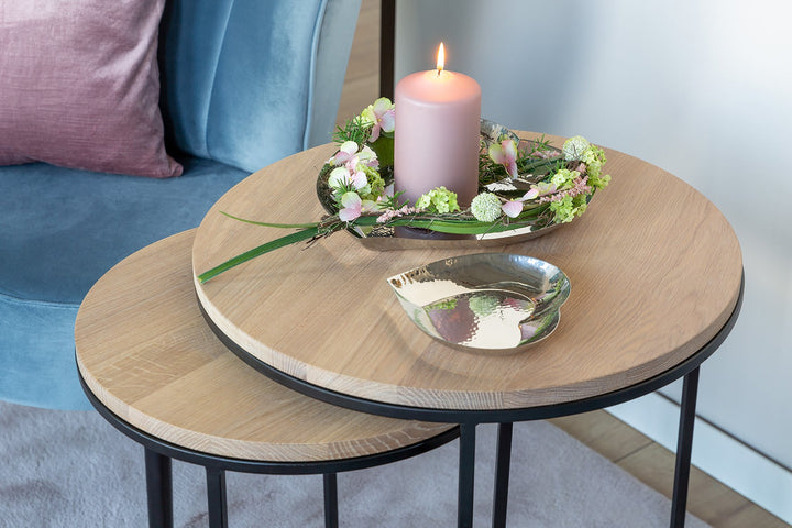 FINK - 156130 - AMOROS - Herz Schale gehämmert - Edelstahl 16cm, Fink