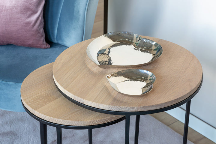 FINK - 156130 - AMOROS - Herz Schale gehämmert - Edelstahl 16cm, Fink