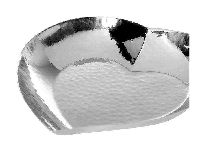 FINK - 156130 - AMOROS - Herz Schale gehämmert - Edelstahl 16cm, Fink