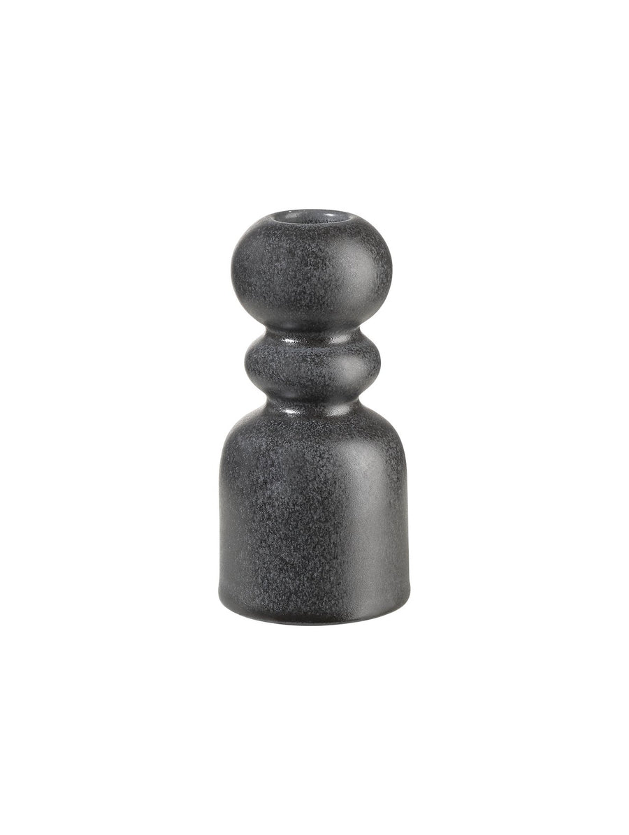 ASA 'Kerzenleuchter, black iron, H13cm'-ASA-83100174