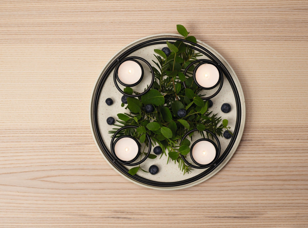 ASA - 99500950 - ASA 'Kerzenständer rund. multifunktional, D24,5cm, H3,6cm - ohne Kerzen'