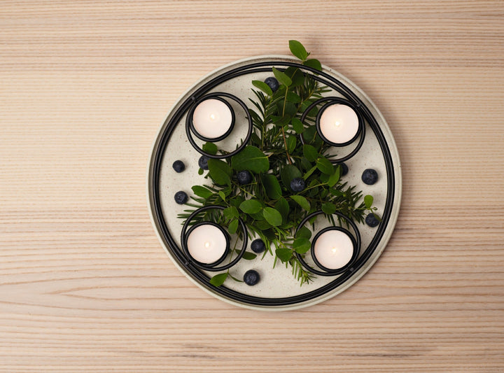 ASA - 99500950 - ASA 'Kerzenständer rund. multifunktional, D24,5cm, H3,6cm - ohne Kerzen'