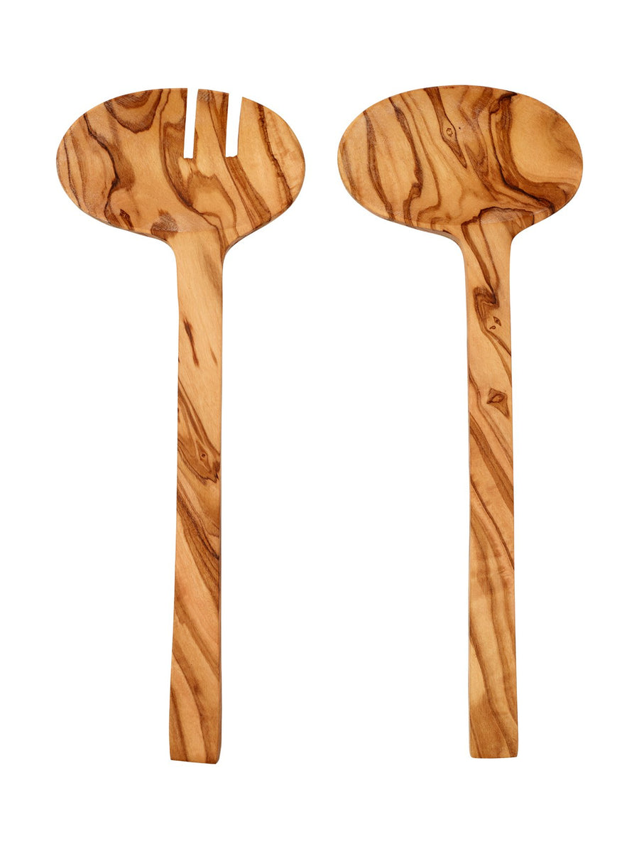 ASA - 43930970 - ASA - Salatbesteck, Olivenholz, 26cm