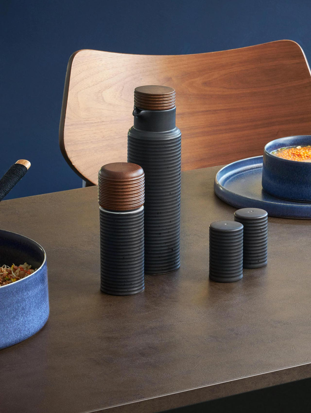 ASA - 23390190 - ASA 'Salz - /Pfefferstreuer Set, black kitchen'