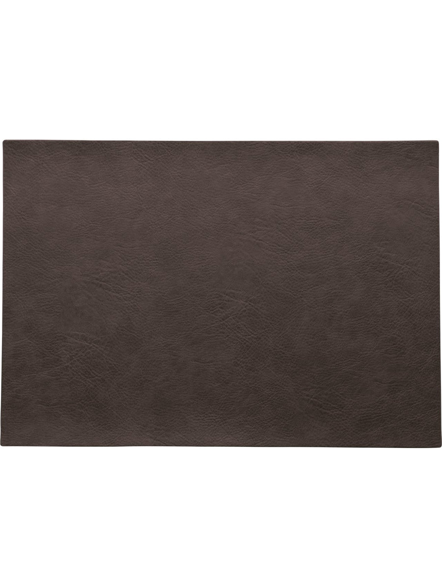ASA - 78304076 - ASA 'Tischset, black coffee vegan leather'