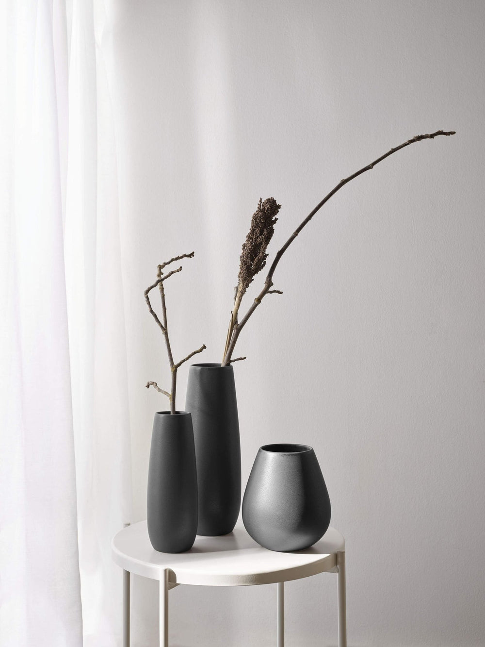 ASA 'Vase black iron, H32cm'-ASA-91032174