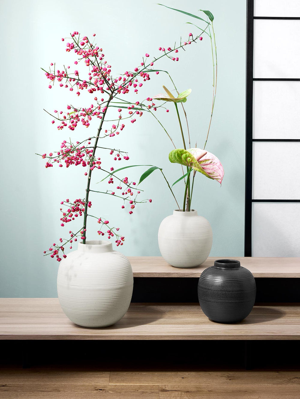 ASA - Vase, soft shell, japandi, 22cm-ASA-73003249