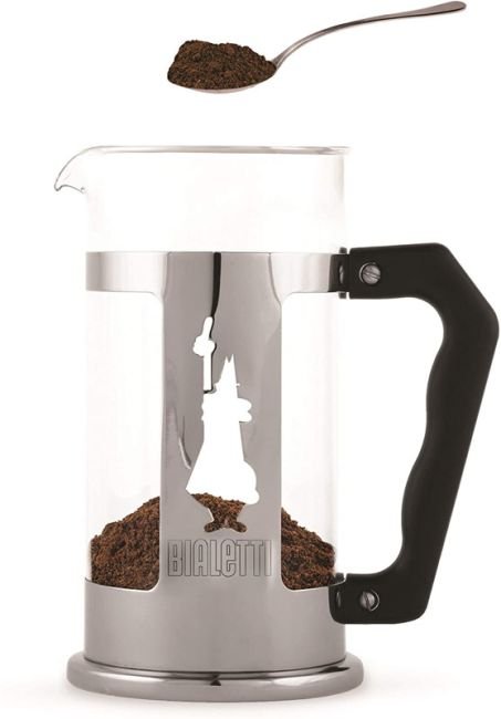 BIA - 3130 - Bialetti 'French Press Preziosa 1,0 Liter, Kaffee und Teebereiter'