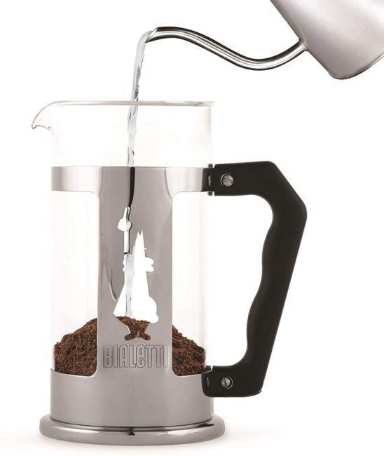BIA - 3130 - Bialetti 'French Press Preziosa 1,0 Liter, Kaffee und Teebereiter'