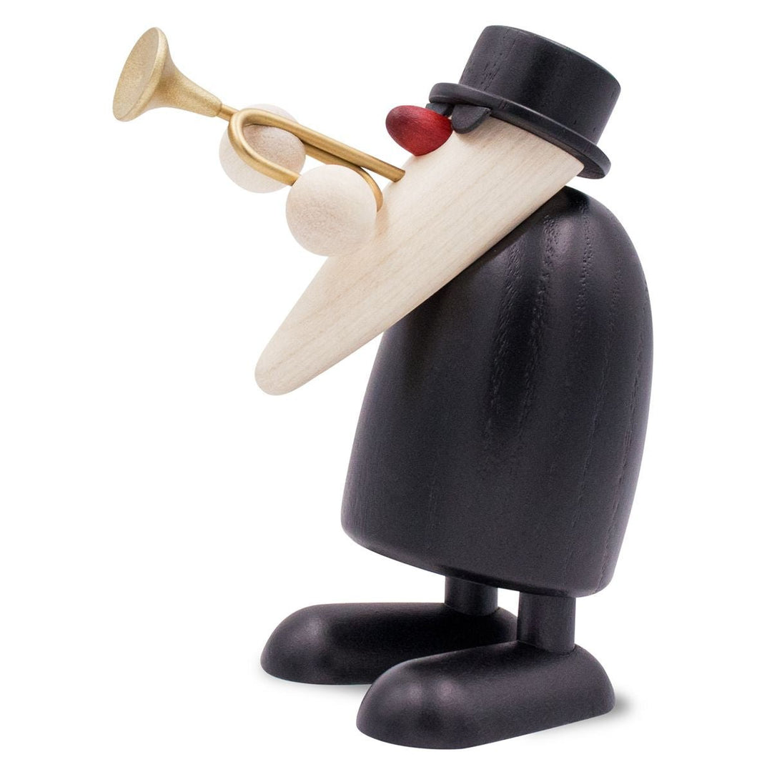 KOE - 5650 - Bjoern Koehler - Kapelle - Herr Regener an der Trompete, schwarz, 9,5cm