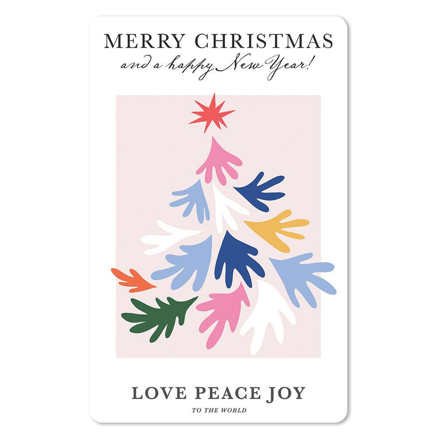 CHI - LC658 - chic.mic 'Lunacard Postkarte' "Love, Peace, Joy"