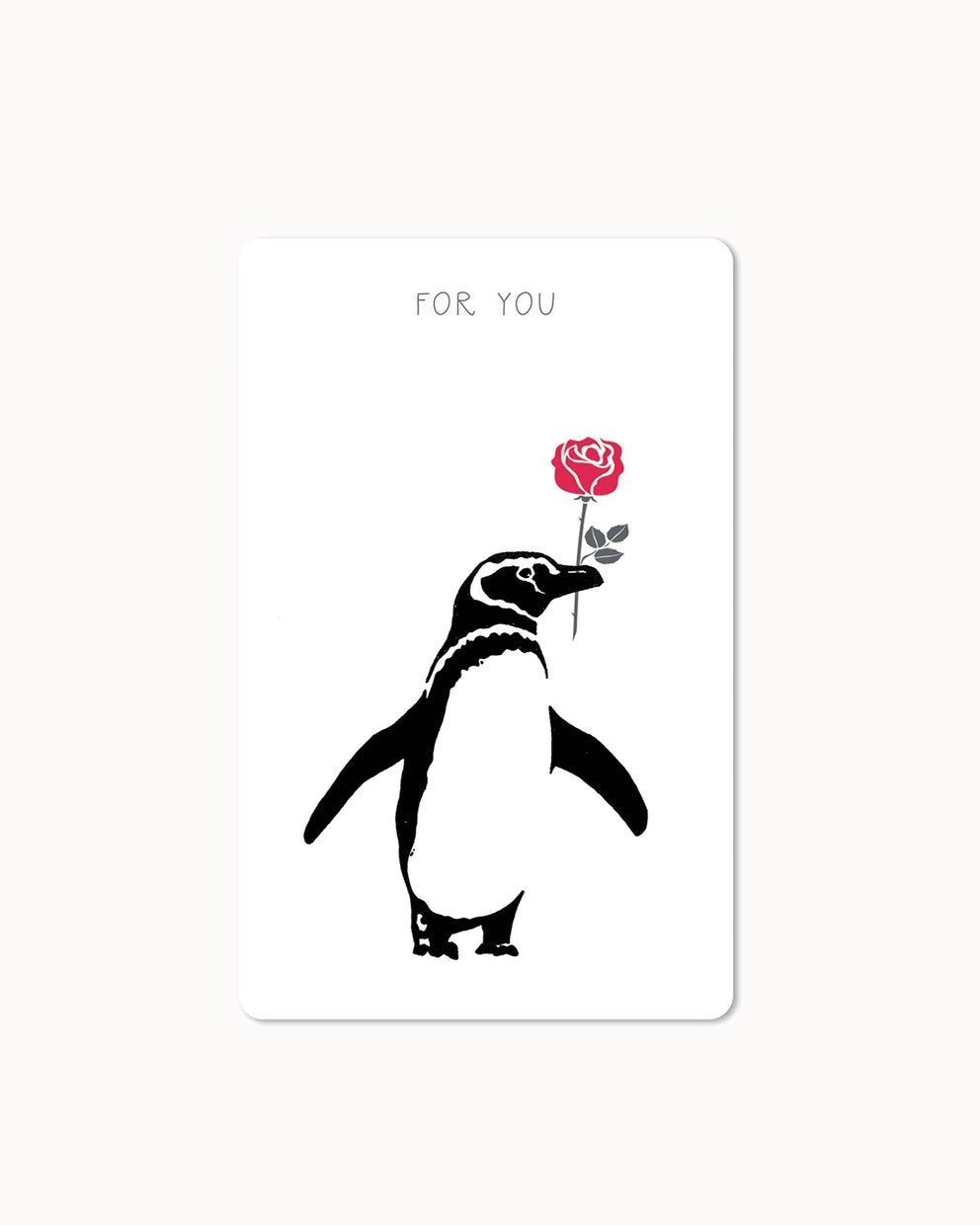 CHI - LC290 - chic.mic 'Lunacard Postkarte' "Pinguin"