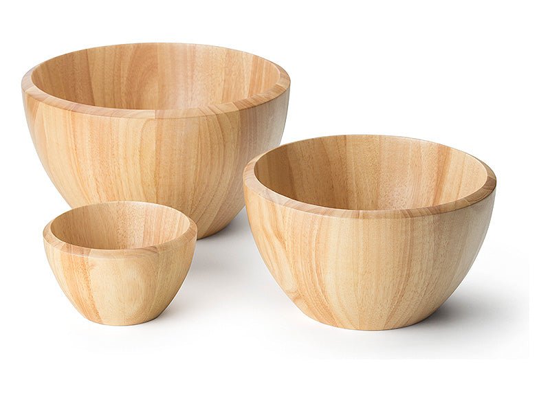 3473 - Continenta Accessoires 'Holzchüssel Gummibaum' D26cm