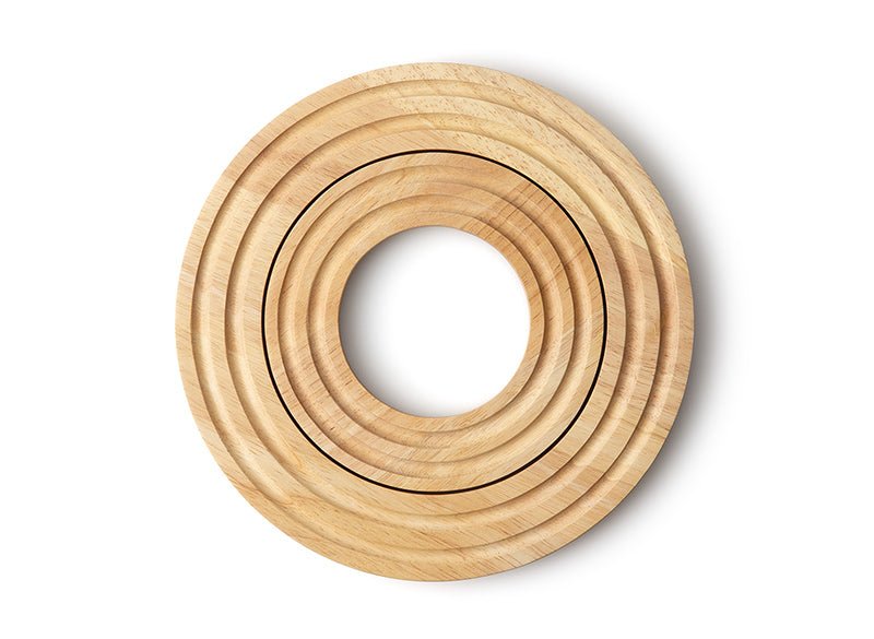 CON0342000 - Continenta 'Untersetzer rund - Gummibaumholz' D21x1,5cm