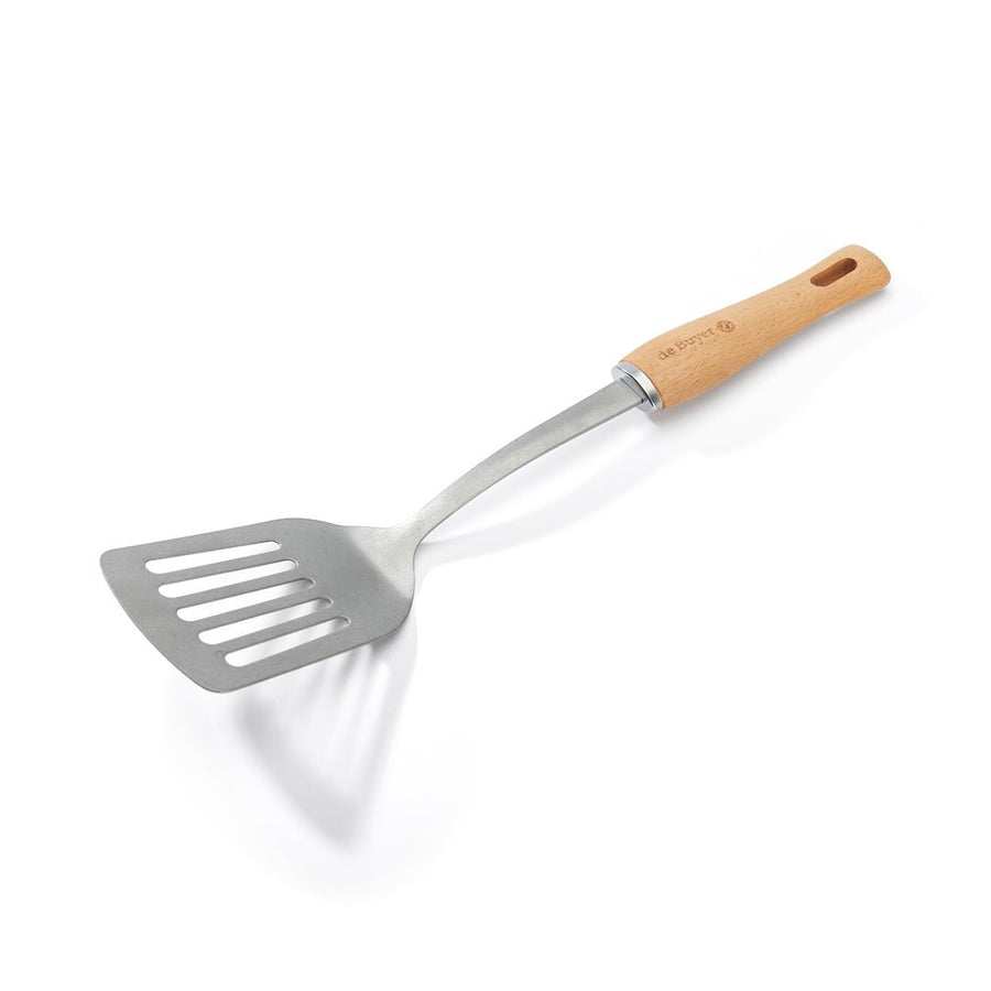 DEB - 2701.06 - de Buyer 'Gelochte Backschaufel Edelstahl & Holz - B Bois'