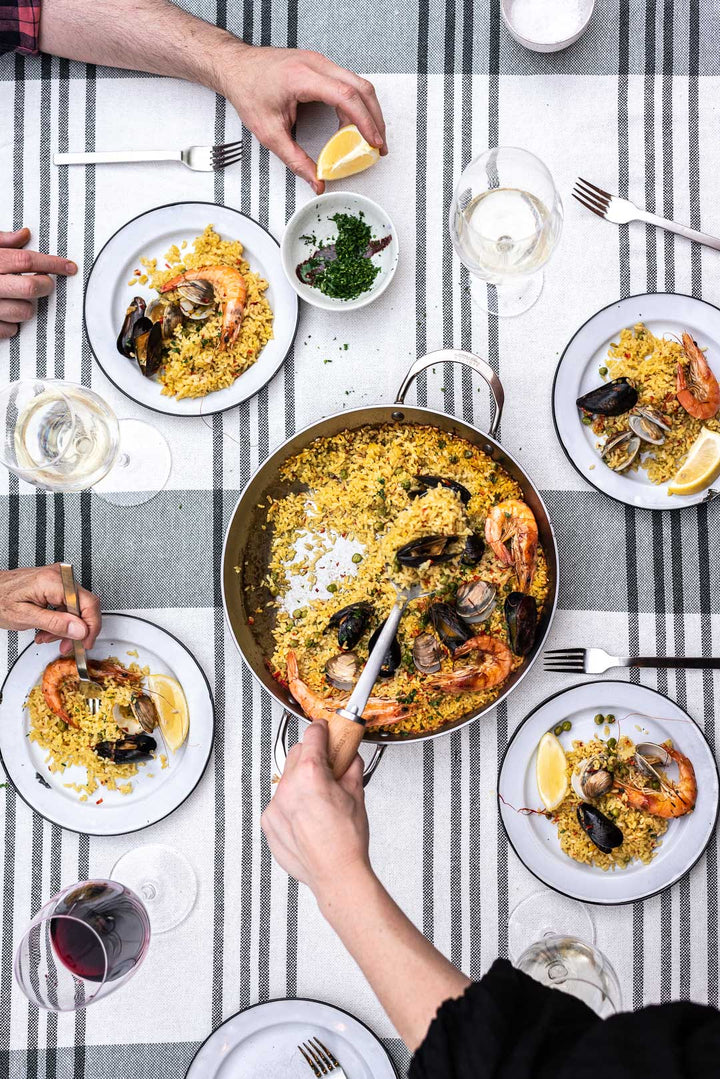 DEB - 5652.32 - de Buyer 'Paella Pfanne aus Eisen Mineral B, Ø32 cm'