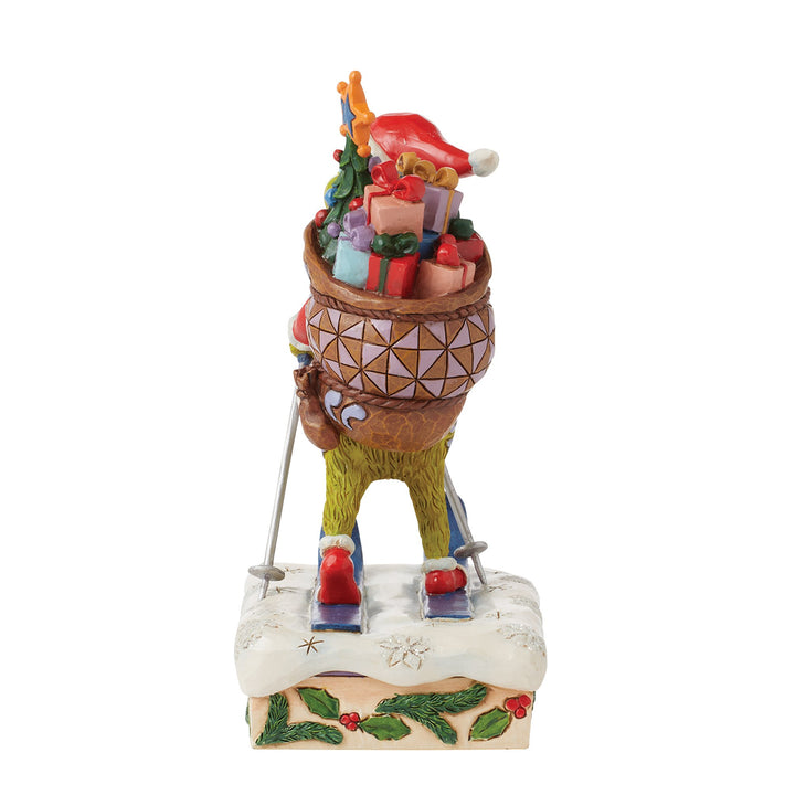 6015216 - Der Grinch beim Skifahren Figur - 17cm, Jim Shore 2024