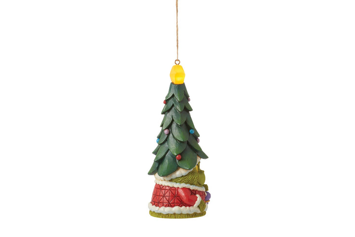 6015227 - Der Grinch Gnome leuchtet HO Ornament - 13,5cm, Jim Shore 2024