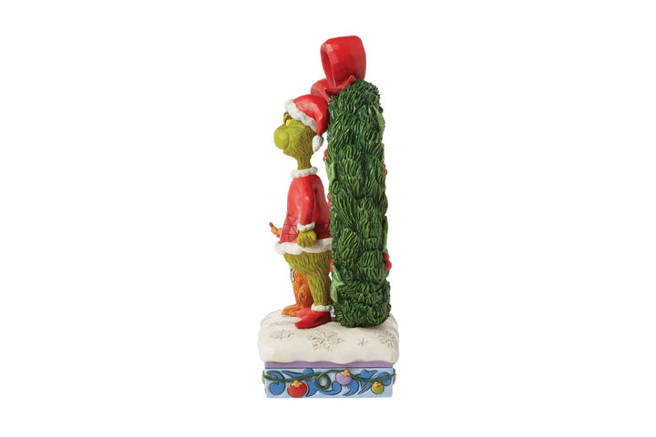 6015210 - Der Grinch & Max Leuchtender Kranz - 21cm, Jim Shore 2024