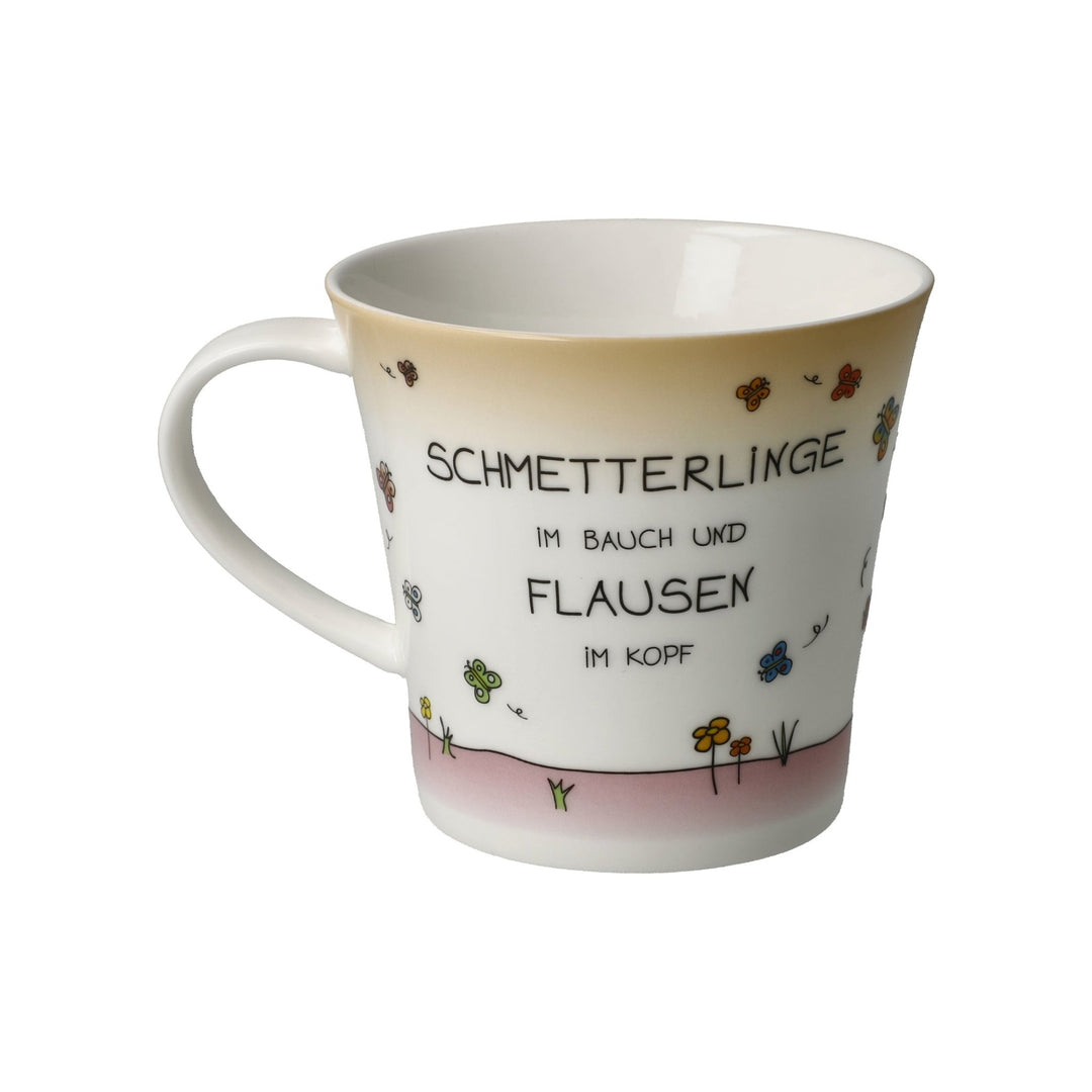 54103181 - Der kleine Yogi - Schmetterlinge im Bauch, Goebel, Tasse, 2024