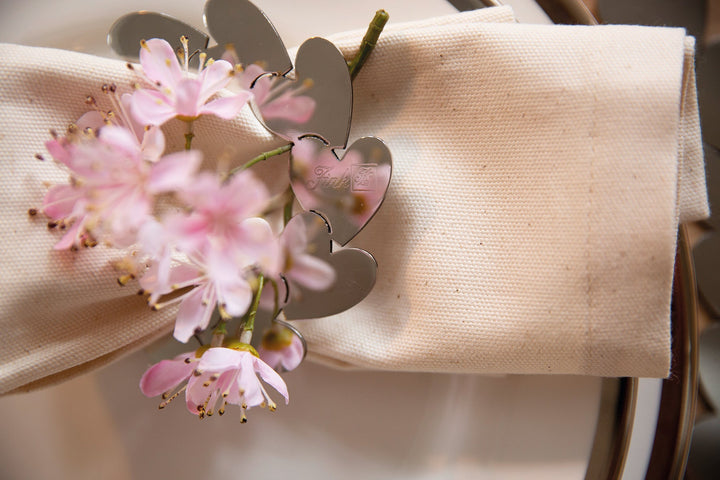 FINK - 151153 - FINK 'Dekoration Kranz, Herzen aus Edelstahl, D11cm'