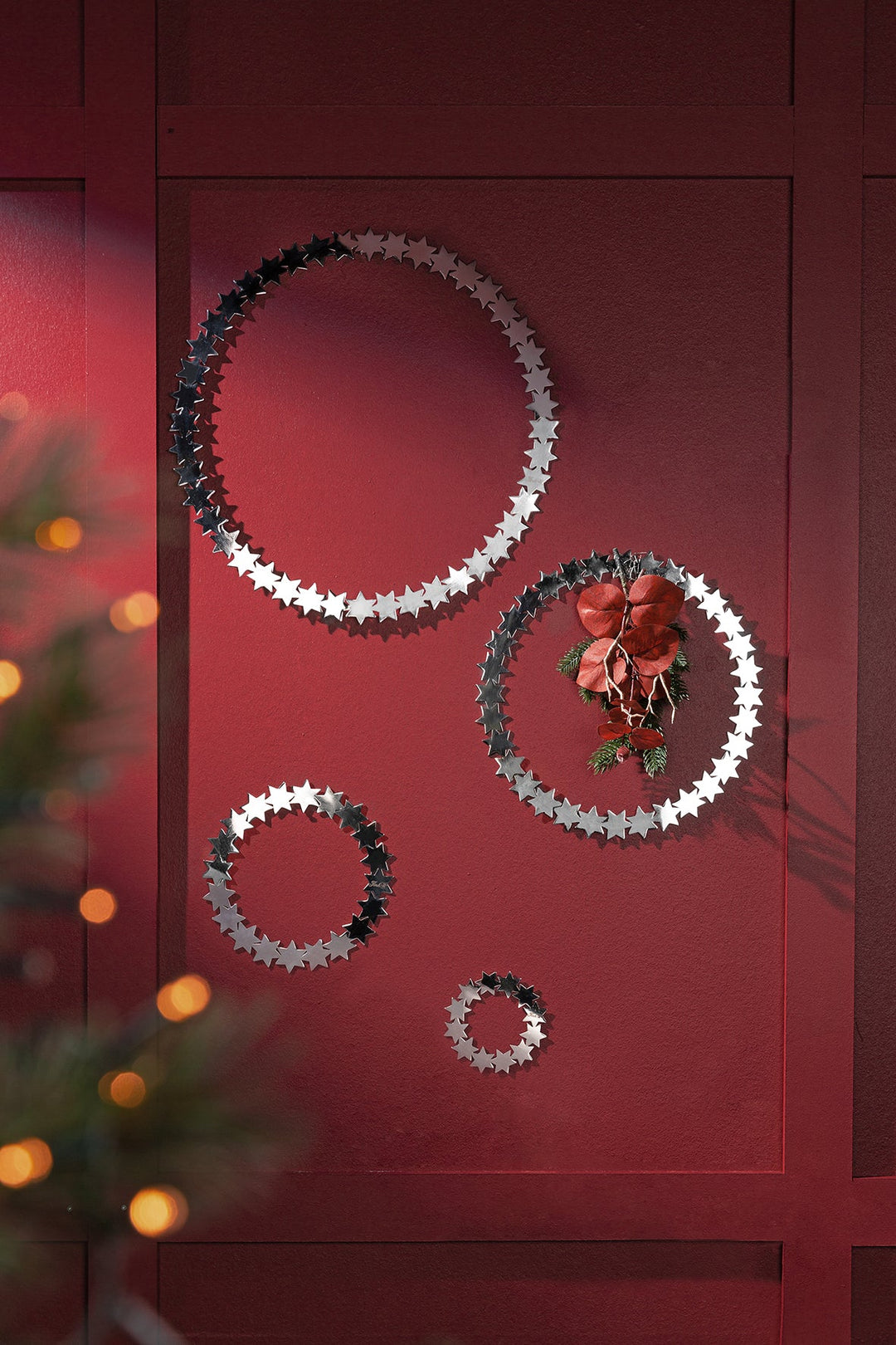 FINK - 151124 - FINK 'Dekoration Kranz, Sterne aus Edelstahl, D11cm'