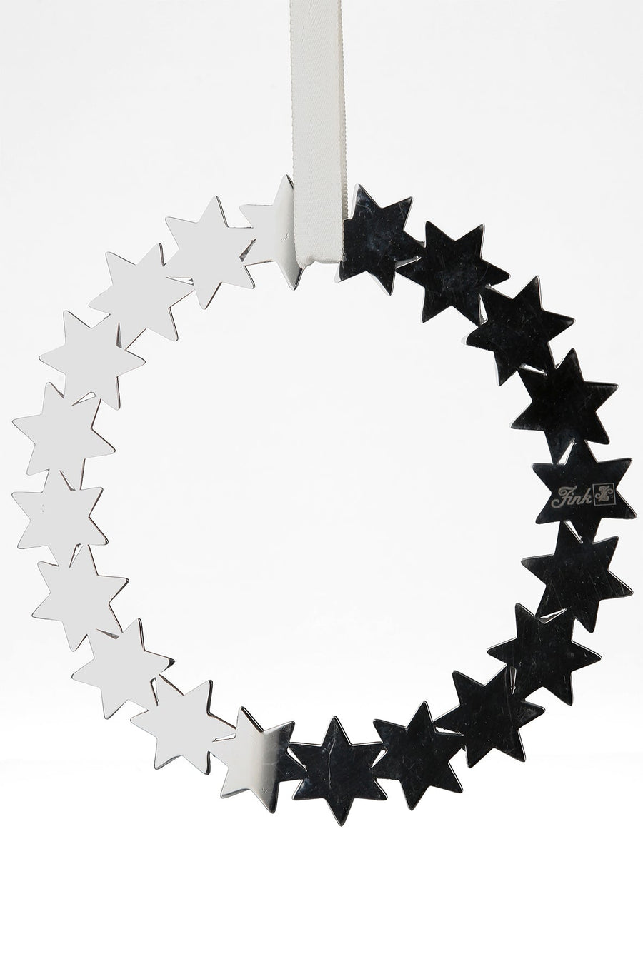 FINK - 151125 - FINk 'Dekoration Kranz, Sterne aus Edelstahl D20cm'