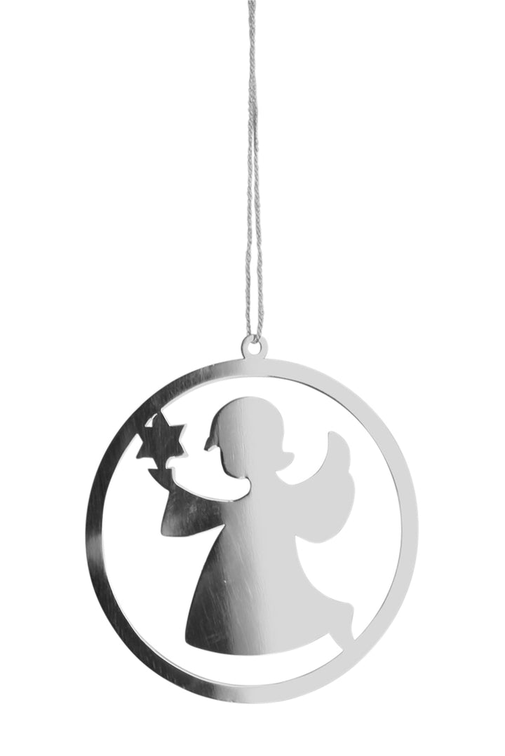 FINK - 151139 - FINK 'Hänger Engel, Edelstahl, H9cm, L9cm'