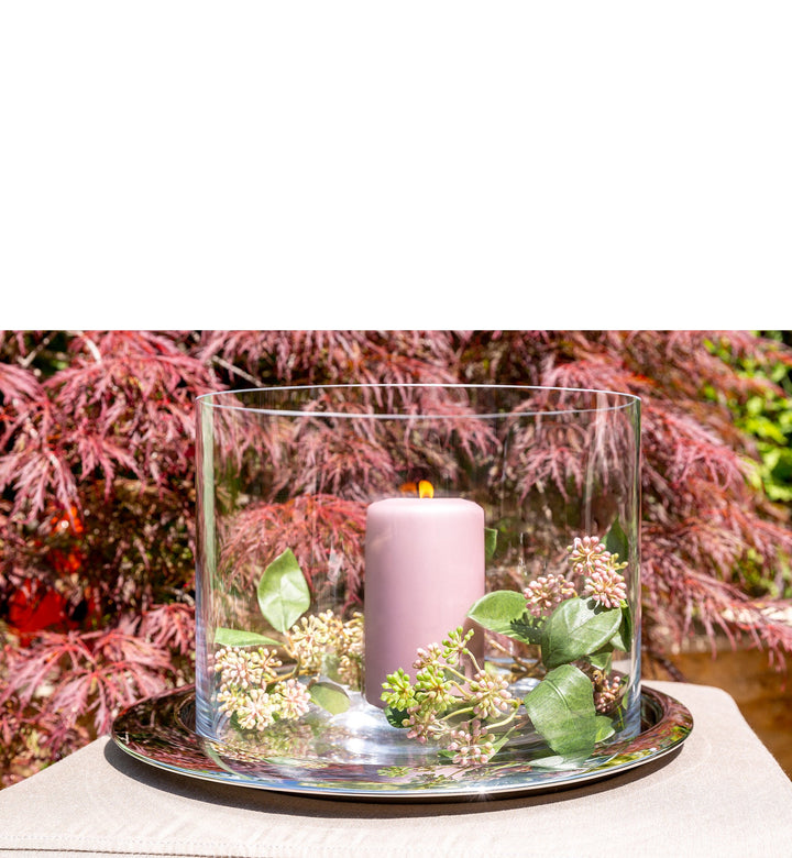 FINK - 152006 - FINK 'Verso Tablett aus Edelstahl, D39cm H2cm'