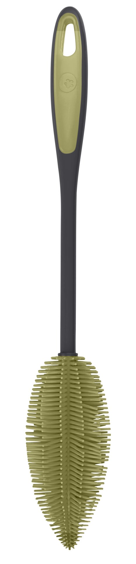 KOBL - 22965.53 - Flaschenbürste, KochBlume, Silikon, Kunststoff, olive