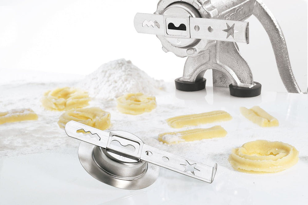GE - 00017 - GEFU 'Set Fleischwolf TRICA Gr. 5 plus Spritzgebäckvorsatz'
