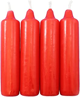 RGL - 29324 - Glässer Volkskunst 'Advenkerzen rot, Durchmesser D=20 mm / L=105 mm' 29324