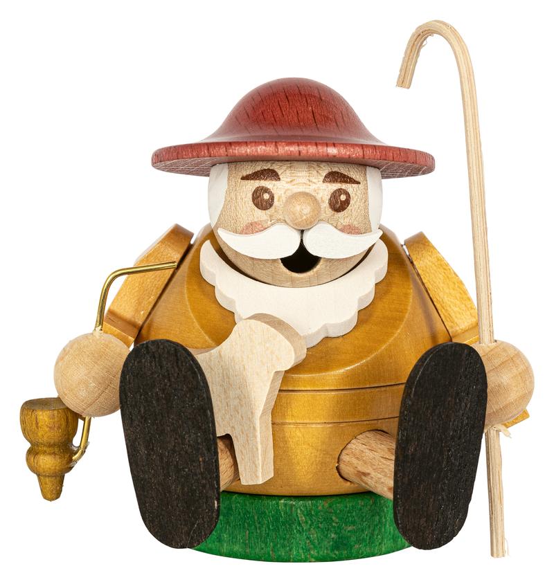 RGL - 26701 - Glässer Volkskunst 'Minikugelrauchmann Schäfer' 7cm
