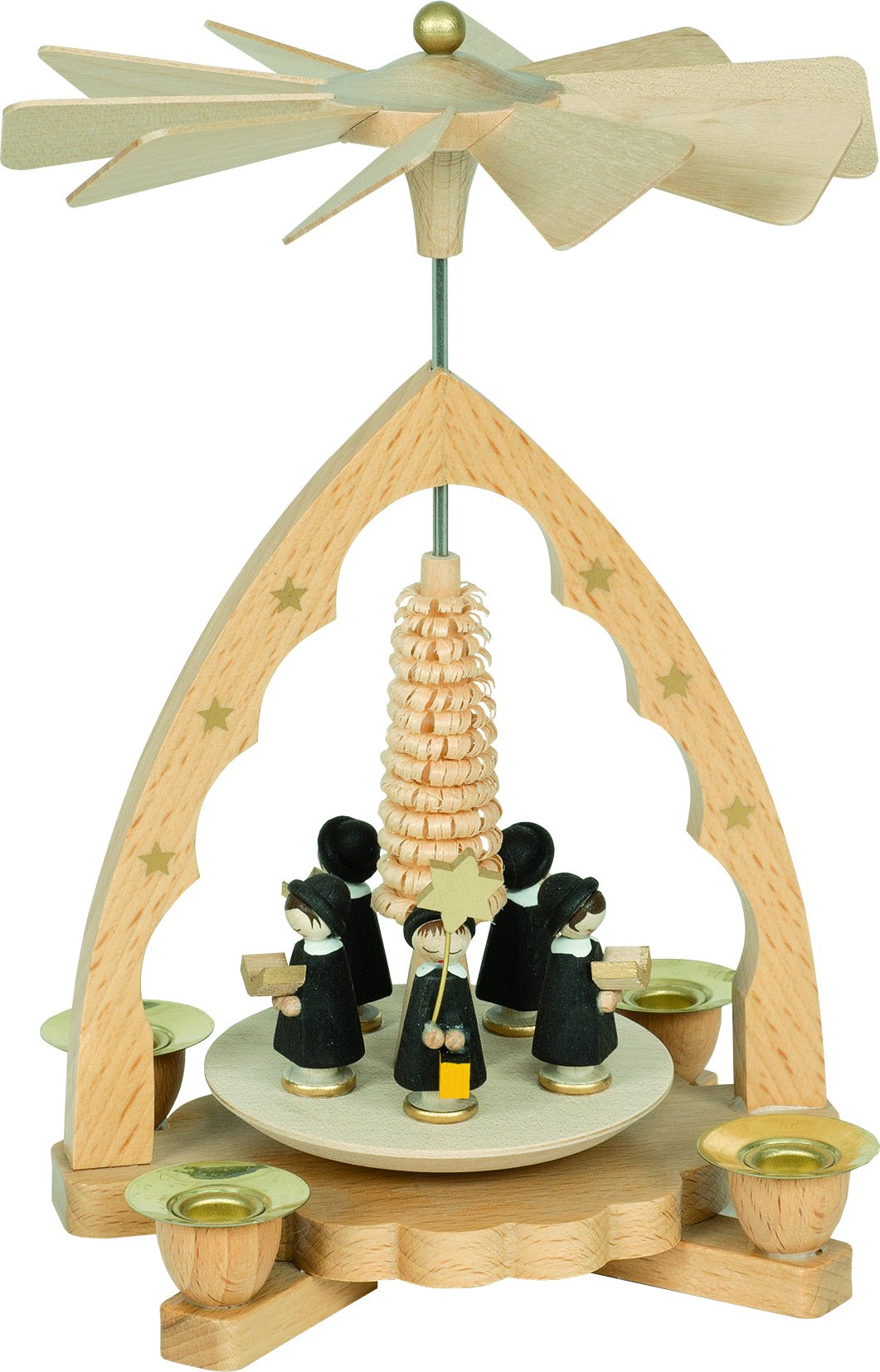 RGL - 16331 - Glässer Volkskunst 'Pyramide Kurrende' 19cm