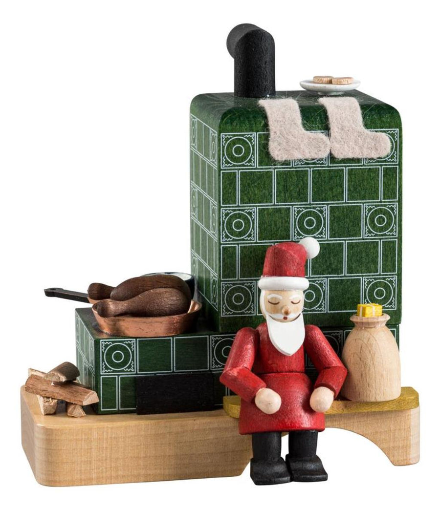 RGL - 37062 - Glässer Volkskunst 'Rauchofen mit Santa'