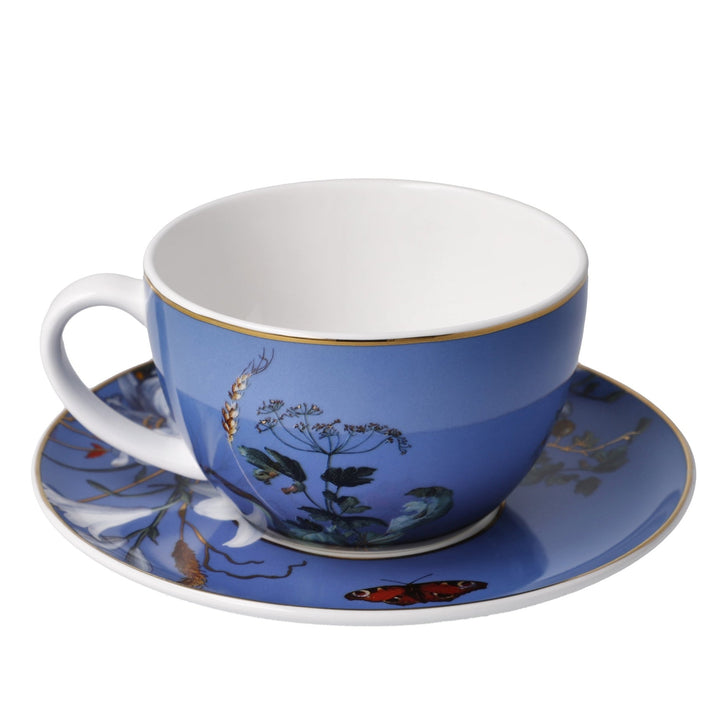67061611 - Goebel Artis Orbis Jan Davidsz de Heem ' Tee - / Cappuccinotasse Jan Davidsz de Heem - Sommerblumen'