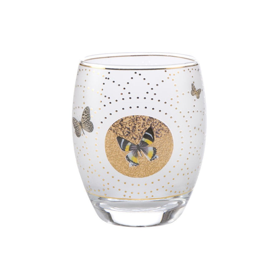 Goebel Artis Orbis Joanna Charlotte Glas Windlicht »Grey Butterflies Höhe 10 cm«-26-150-43-1