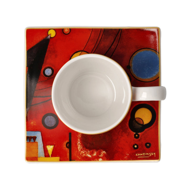 67062141 - Goebel Artis Orbis Wassily Kandinsky Espressotasse 'Schweres Rot 6,5' 2023