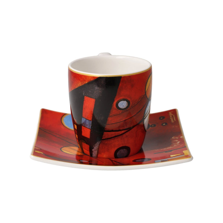 67062141 - Goebel Artis Orbis Wassily Kandinsky Espressotasse 'Schweres Rot 6,5' 2023