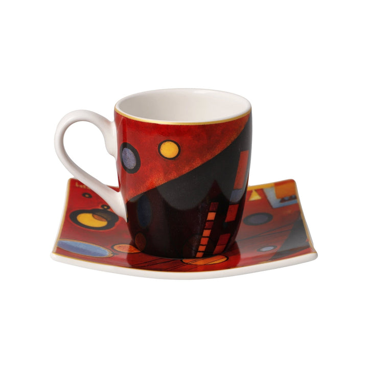 67062141 - Goebel Artis Orbis Wassily Kandinsky Espressotasse 'Schweres Rot 6,5' 2023