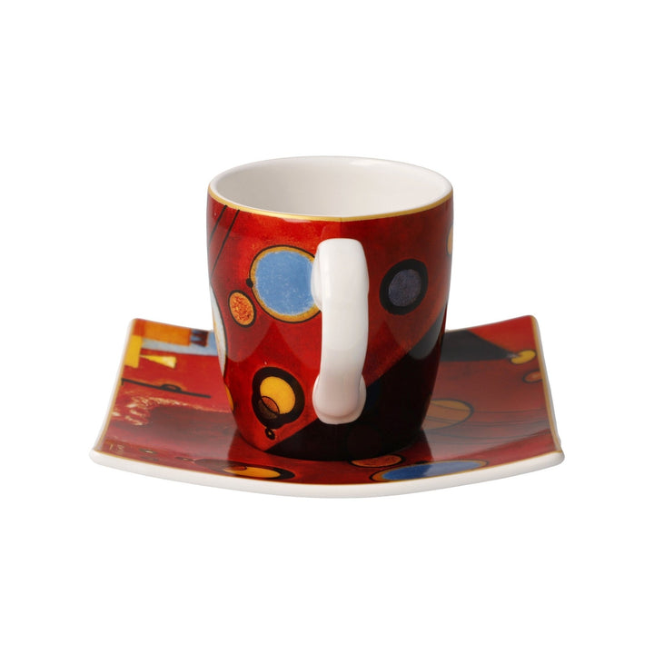 67062141 - Goebel Artis Orbis Wassily Kandinsky Espressotasse 'Schweres Rot 6,5' 2023